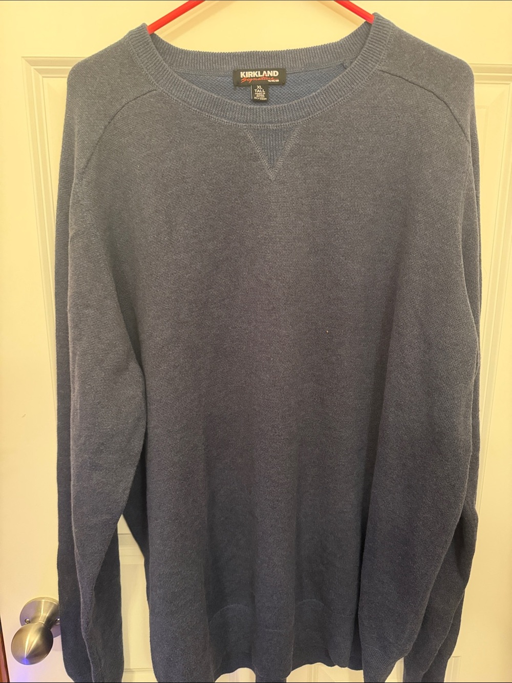 Kirkland Signature Men's Navy Crewneck Sweater